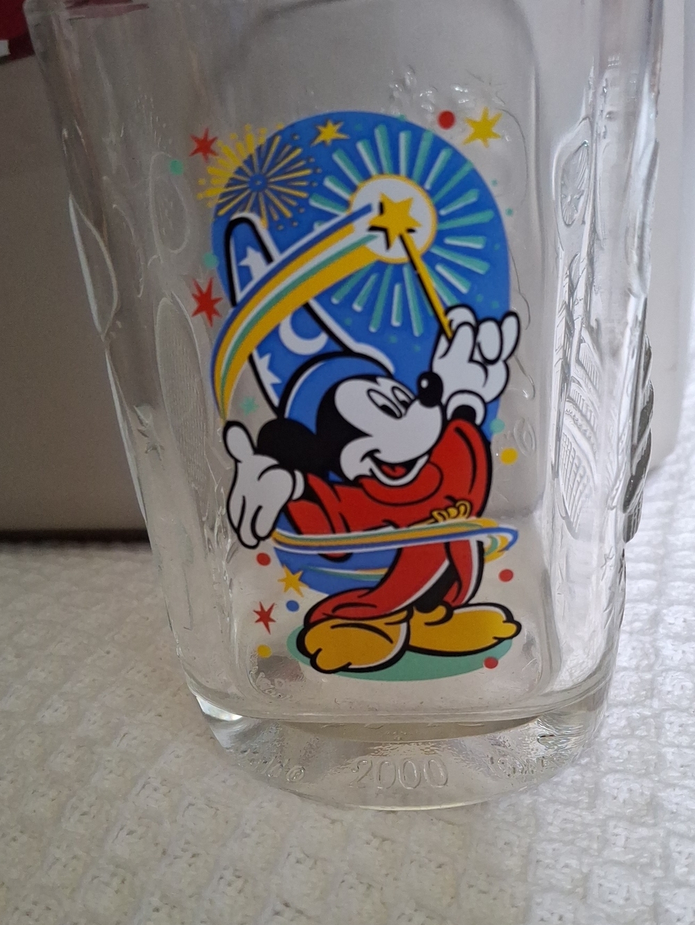 Disney Sorcerer Mickey Clear Glass Tumbler - Multicolor